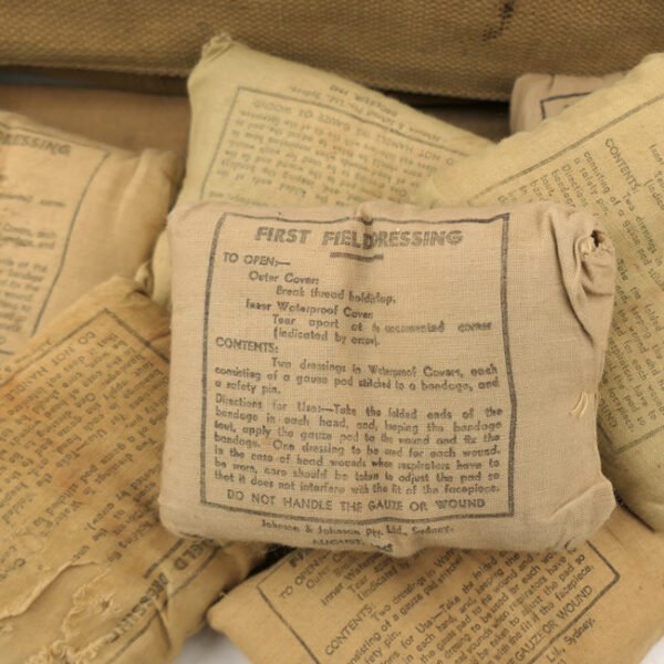 British Shell Dressing Bag with Contents