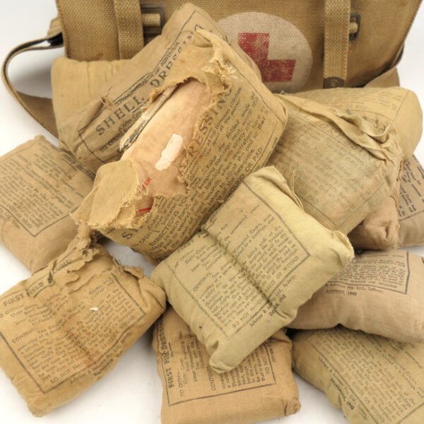British Shell Dressing Bag with Contents