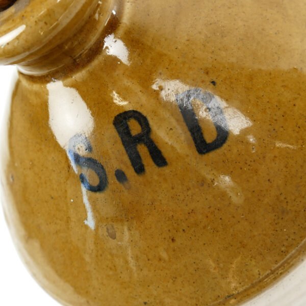 British 'S.R.D.' Stoneware Rum Jar