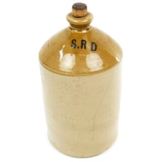 British 'S.R.D.' Stoneware Rum Jar
