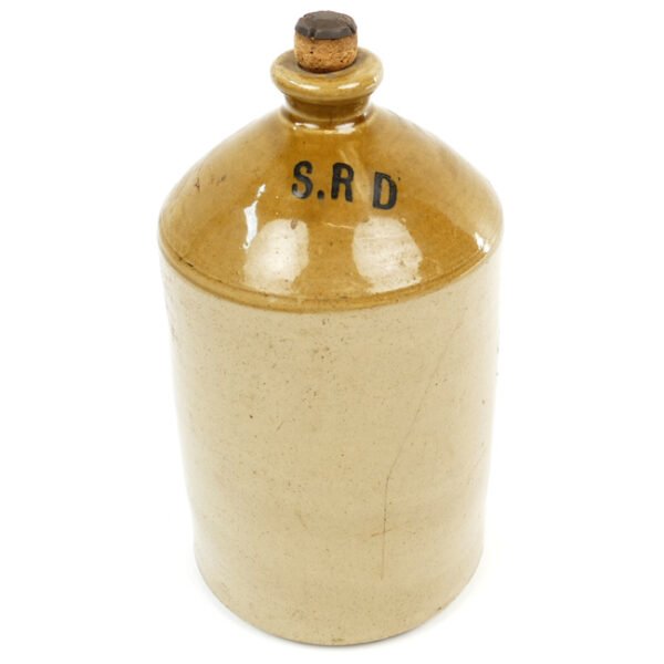 British 'S.R.D.' Stoneware Rum Jar