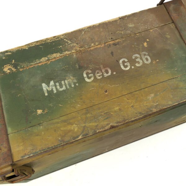 Camouflaged 'Mun.Geb.G.36' Ammunition Box
