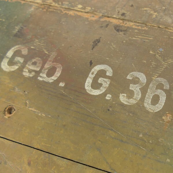 Camouflaged 'Mun.Geb.G.36' Ammunition Box