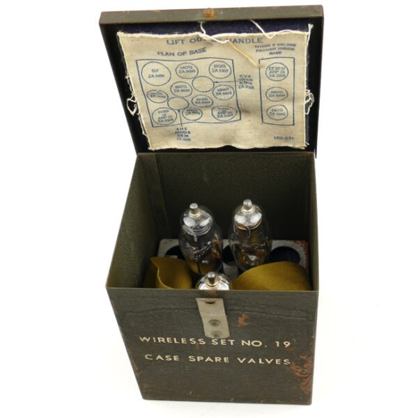 Canadian Wireless Set No.19 Case Spare Valves