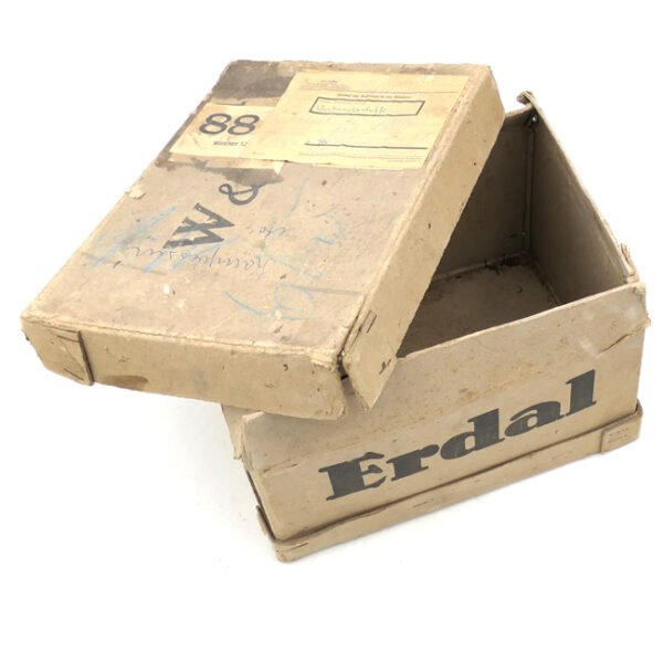Carton 'Erdal' Box used as Medical Storage Box