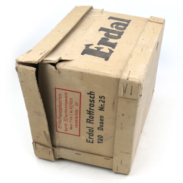 Carton 'Erdal' Box used as Medical Storage Box