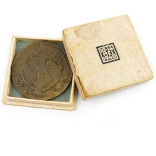 Cased NSB table-medal 'Lotsverbondenheid'