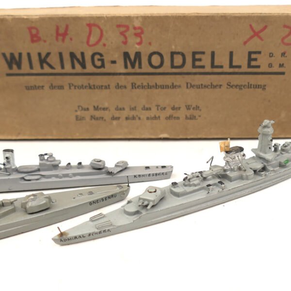 Collection of Wiking Toy-Ships in original Box