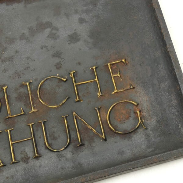 DAF 'Für Vorbildliche Berufserziehung' Wall Plaque