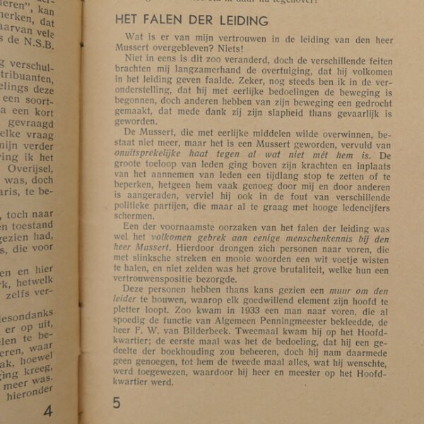 'De N.S.B-Leiding Ontmaskerd' Booklet