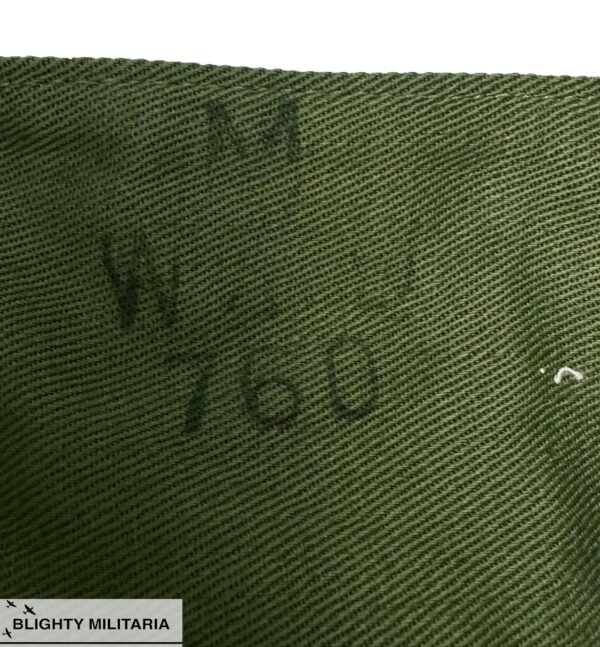 Deadstock Original 1954 Dated British Army 1950 Pattern Jungle Green Trousers - Size 7 in Trousers & shorts
