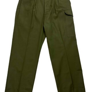 Deadstock Original 1966 Dated Australian 1950 Pattern Jungle Green Trousers - Size 38x34 in Trousers & shorts