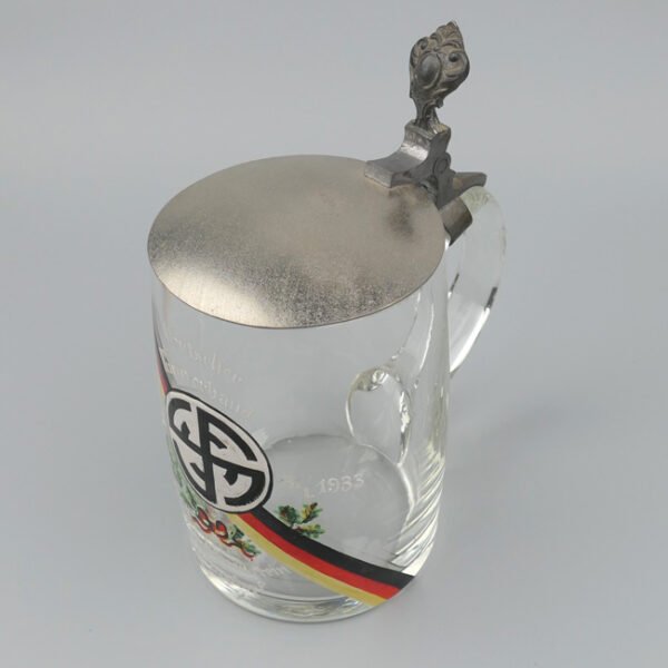 'Deutscher Turnverband' Commemorative Glass Beer Stein
