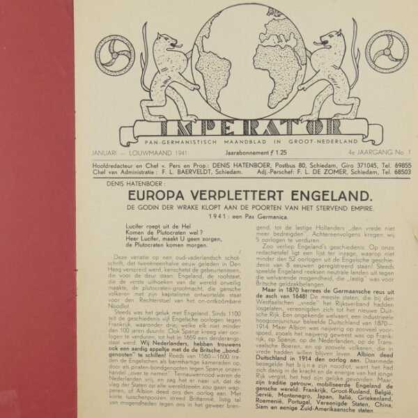 Dutch Collaboration Magazine 'Imperator'