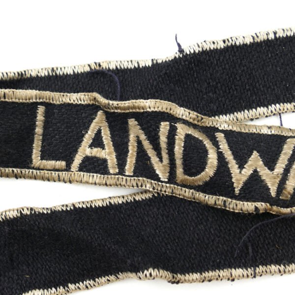 Dutch 'Landwacht' Cufftitle