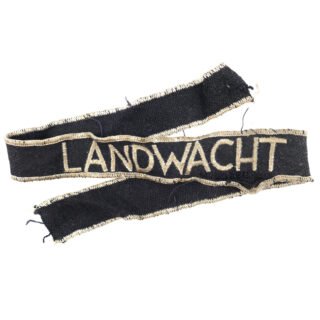 Dutch 'Landwacht' Cufftitle