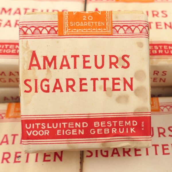 Dutch Package of 'Amateur' Cigarettes