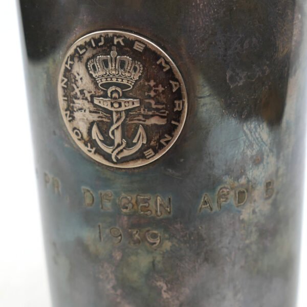 Dutch Royal Navy Silvered Prize Cup 1939