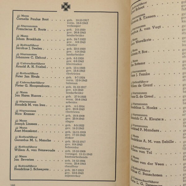 Dutch SS 'Adolf Hitler Führer aller Germanen' Booklet