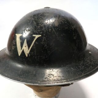 Early War Home Front Wardens Mk11 Steel Helmet Dated 1939 in General
