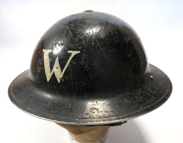 Early War Home Front Wardens Mk11 Steel Helmet Dated 1939 in General