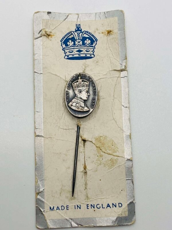 Edward V111 Coronation Stickpin in Tribute & commemorative medals