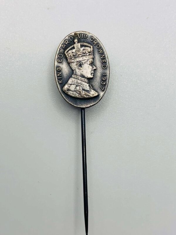 Edward V111 Coronation Stickpin in Tribute & commemorative medals