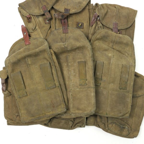 First pattern Soviet 3-cell AK-47 magazine pouch