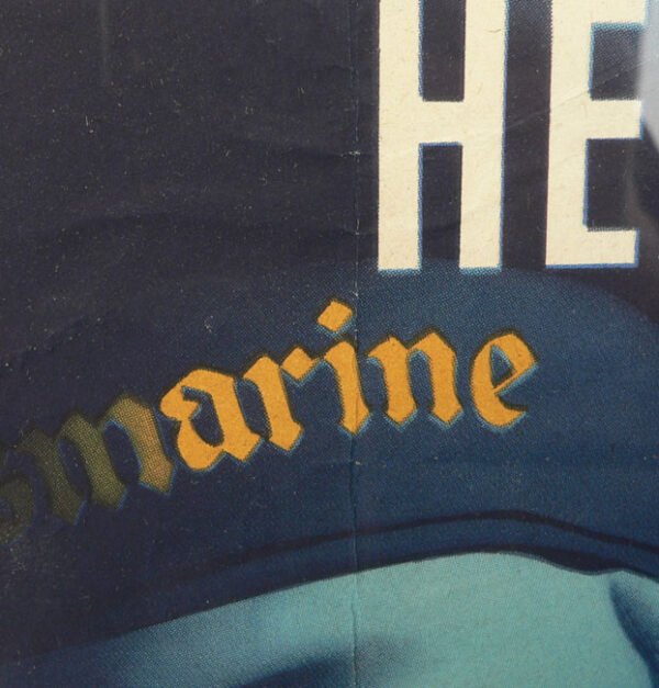 Framed Dutch 'Kriegsmarine' recruitment poster