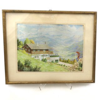 Framed 'Haus Wachenfeld' Print 1935