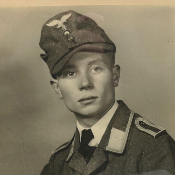 Framed Luftwaffe Pilot Portrait Photograph