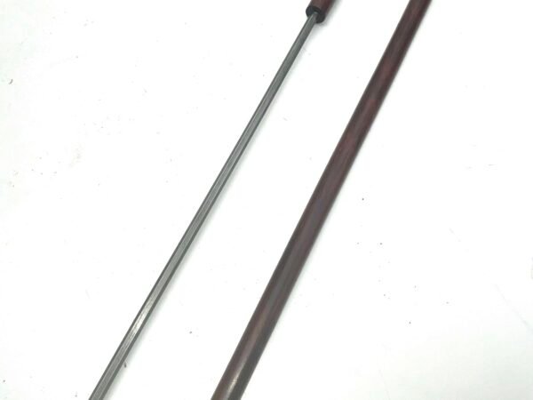 Gentleman’s walking stick sword stick with horn handle & silver collar in Swagger & walking sticks