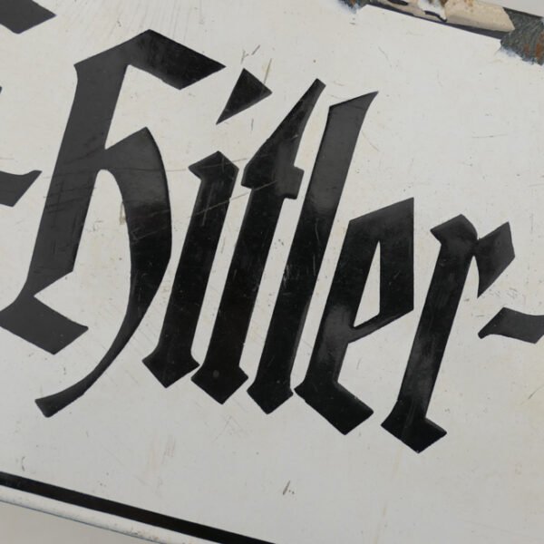German 'Adolf-Hitler-Straße' Enamel Sign