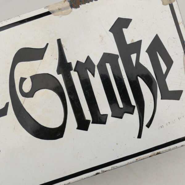 German 'Adolf-Hitler-Straße' Enamel Sign