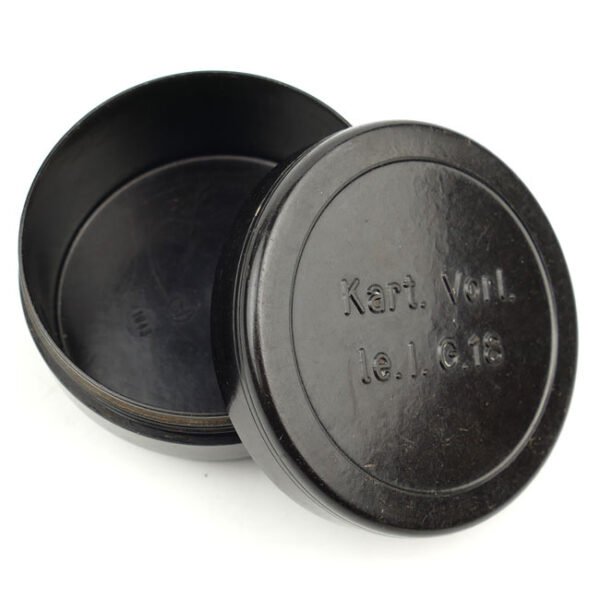 German Bakelite Container 'Kart.Vorl.le.I.G.18'