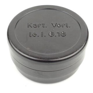 German Bakelite Container 'Kart.Vorl.le.I.G.18'