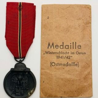 German WW2 Russian Front Medal. Winter 1941/42 & Packet.135 in General medals