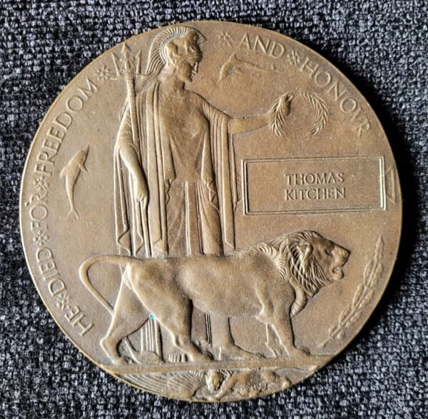 Great War Death Plaque (Kitchen) in Casuality