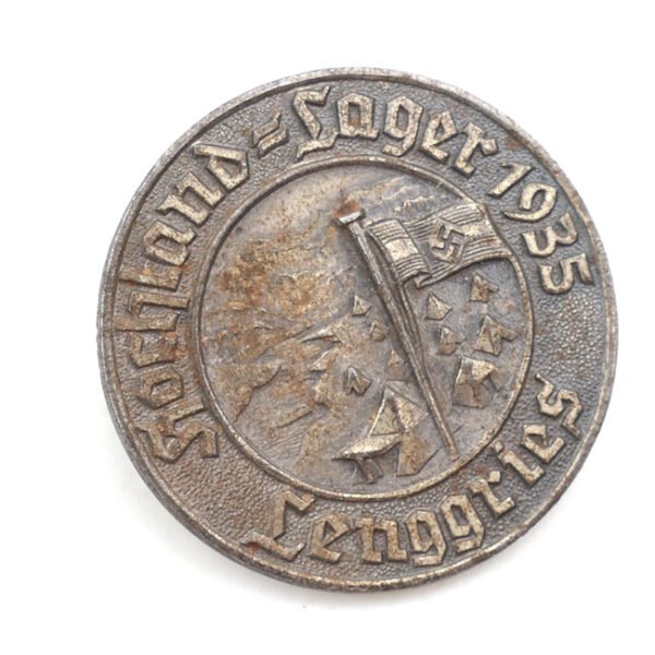 Hitler-Jugend 'Hochland-Lager 1935 Lenggries' Badge