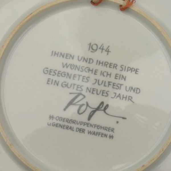 'Julfest 1944' Porcelain Plate