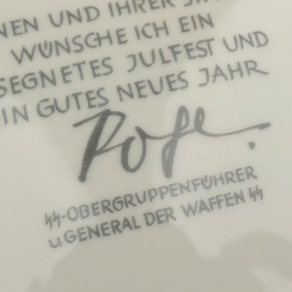 'Julfest 1944' Porcelain Plate