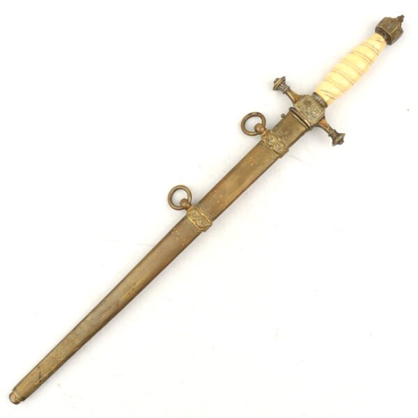 Kaiserliche Marine Officer's Dagger with Ivory Grip to 'Freiherr von Stein'