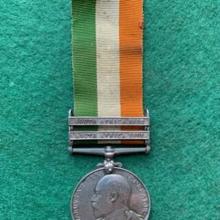 KINGS BOER WAR MEDAL NAMED TO Capt J.G BERNE ( ROYAL ARMY MEDICAL CORP ) in Singles