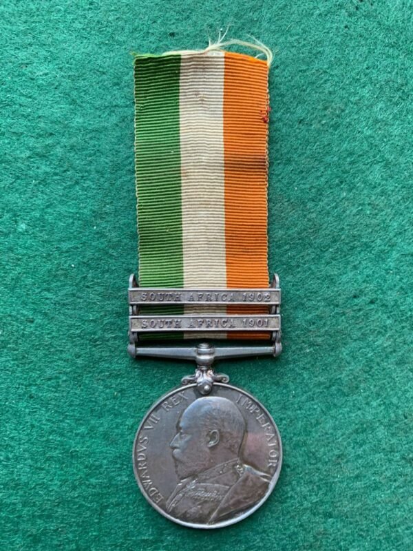 KINGS BOER WAR MEDAL NAMED TO Capt J.G BERNE ( ROYAL ARMY MEDICAL CORP ) in Singles