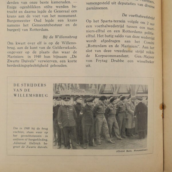 'Korps Mariniers 10 december 1946' Booklet