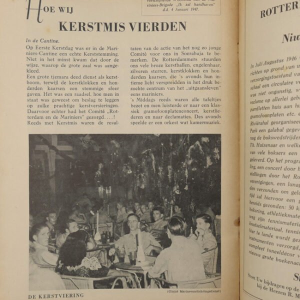 'Korps Mariniers 10 december 1946' Booklet