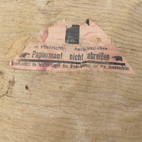 Large Spool of WW2 Period German Paper Thread
