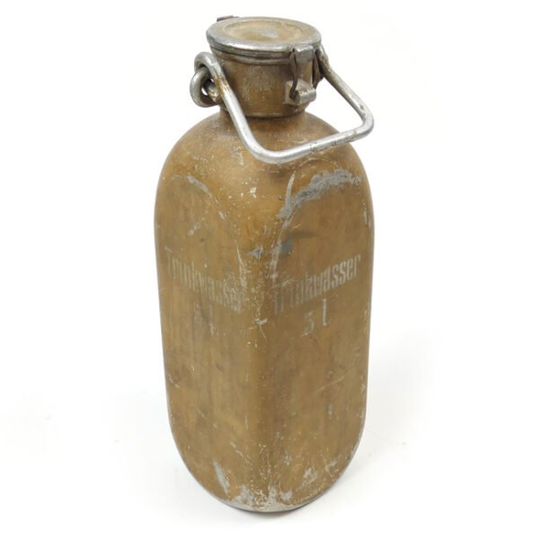Luftwaffe Aluminum 'Trinkwasser 5L' Flask
