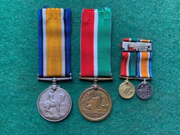 MERCANTILE MARINE pr MEDALS INCLUDING MINIATURES NAMED TO FRANK E LANE in General / other