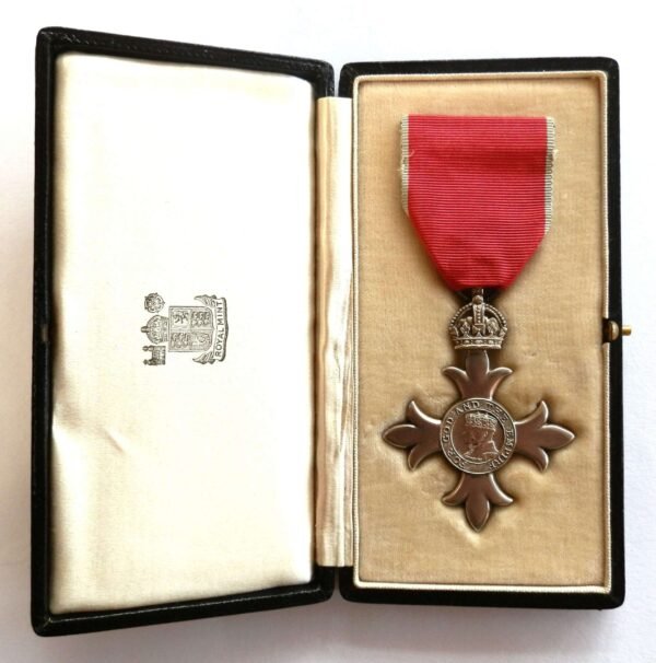 Most Excellent Order of the British Empire (Civil) 2nd Type. in Gallantry & honours